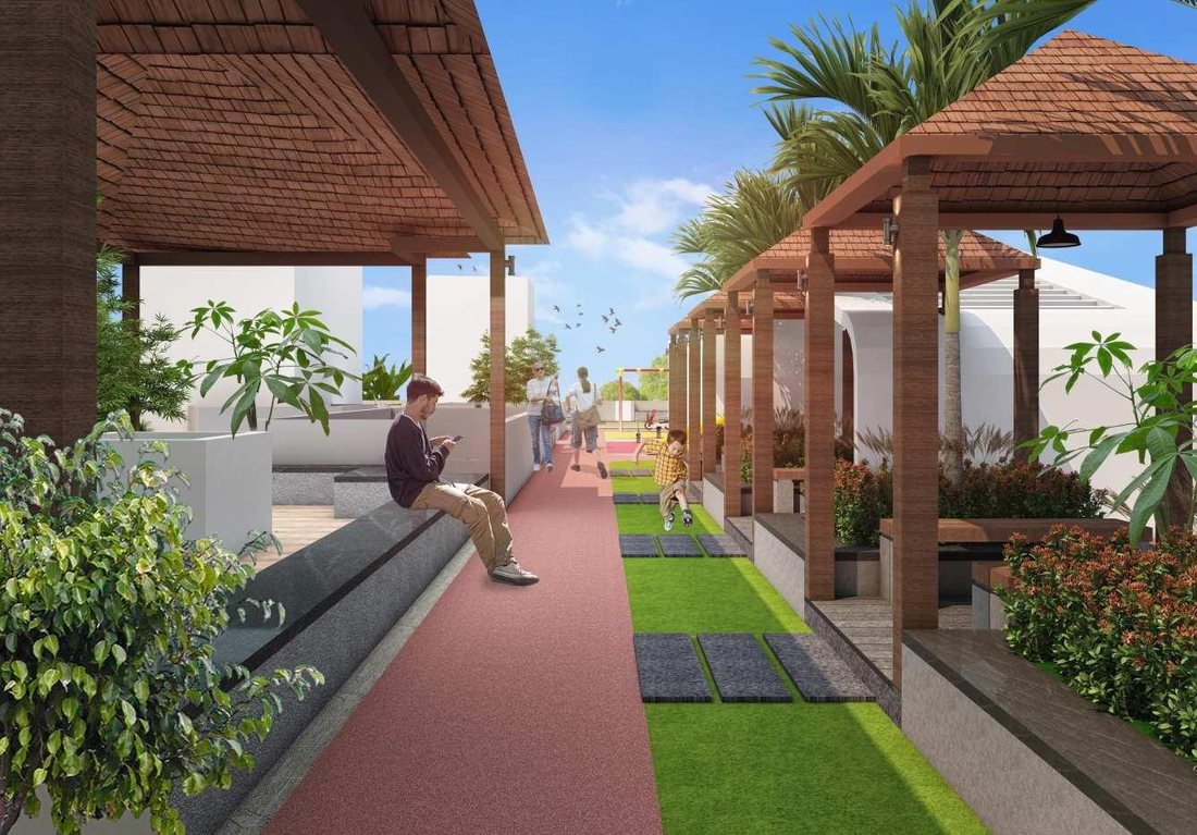 Sai Vilasita — Yoga deck & gazebo seating